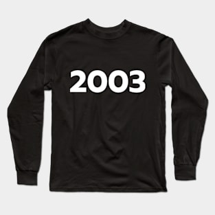 2003 legend t-shirt Long Sleeve T-Shirt